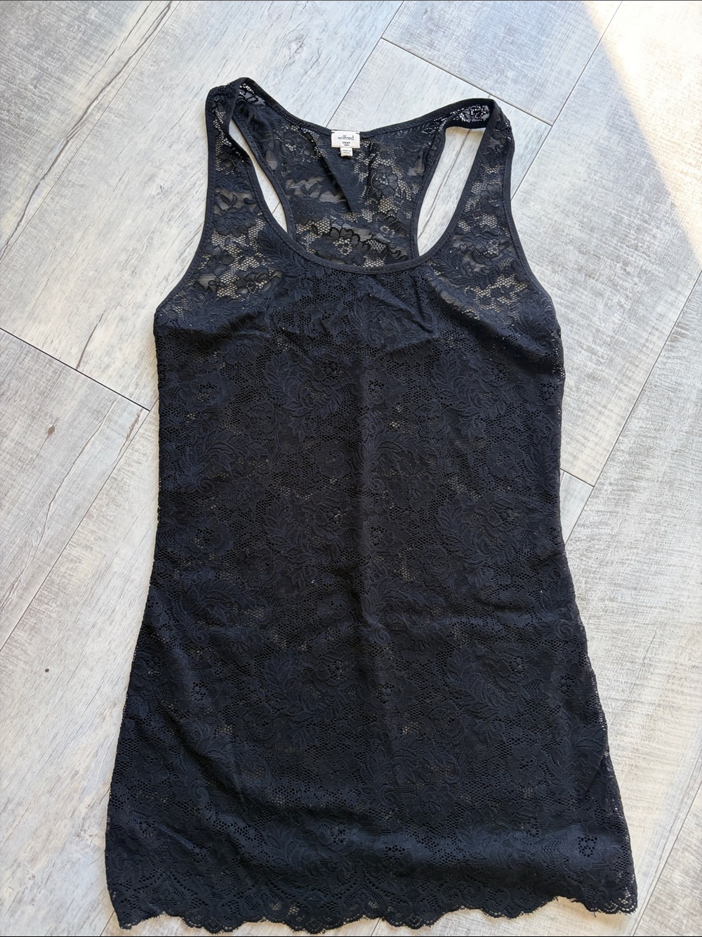 Wilfred Lace Racerback Tank Top